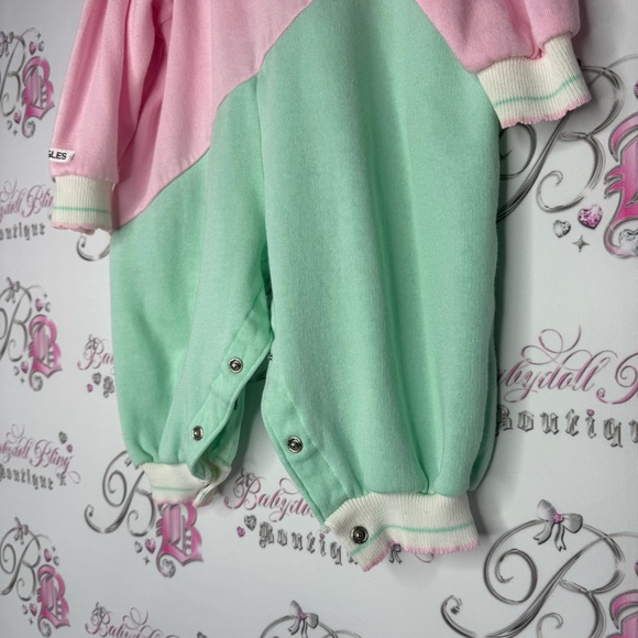 Joggles jumper 18MOS vintage heart buttons pastel teddy bears waterwell cute - Picture 9 of 11